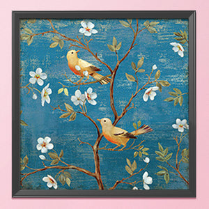 Bird Branch 11CT Stamped Cross Stitch Kit 45x45cm(canvas)