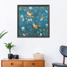 Load image into Gallery viewer, Bird Branch 11CT Stamped Cross Stitch Kit 45x45cm(canvas)
