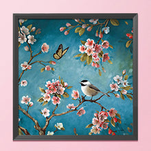 Load image into Gallery viewer, Bird Branch 11CT Stamped Cross Stitch Kit 45x45cm(canvas)
