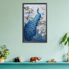 Load image into Gallery viewer, Fantasy Peafowl 11CT Stamped Cross Stitch Kit 48x75cm(canvas)
