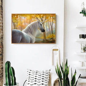 Animal Horse 40x30cm(canvas) full round drill diamond painting