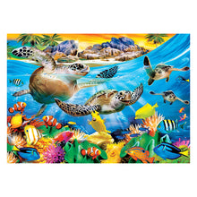 Load image into Gallery viewer, Sea Turtle 11CT Stamped Cross Stitch Kit 76x56cm(canvas)
