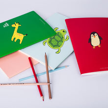 Load image into Gallery viewer, 6pcs DIY Colorful Animal Self-Adhesive 5D Diamond Stickers Painting Kits
