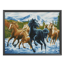 Load image into Gallery viewer, Horse 11CT Stamped Cross Stitch Kit 50x40cm(canvas)
