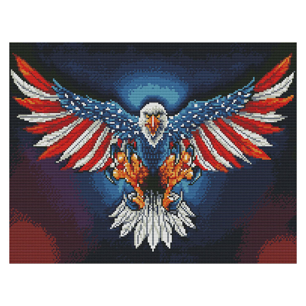 Eagle 11CT Stamped Cross Stitch Kit 50x40cm(canvas)