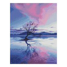 Load image into Gallery viewer, Reflection Tree 11CT Stamped Cross Stitch Kit 50x40cm(canvas)
