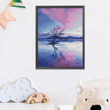 Load image into Gallery viewer, Reflection Tree 11CT Stamped Cross Stitch Kit 50x40cm(canvas)
