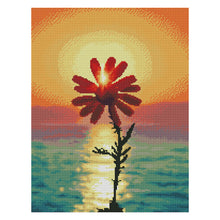 Load image into Gallery viewer, Seaside Daisy 11CT Stamped Cross Stitch Kit 50x40cm(canvas)
