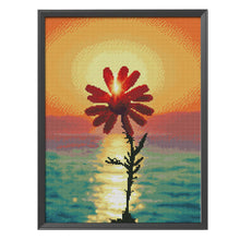 Load image into Gallery viewer, Seaside Daisy 11CT Stamped Cross Stitch Kit 50x40cm(canvas)
