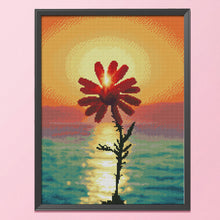 Load image into Gallery viewer, Seaside Daisy 11CT Stamped Cross Stitch Kit 50x40cm(canvas)
