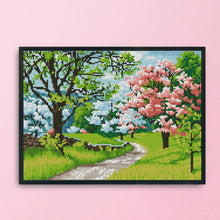 Load image into Gallery viewer, Path 11CT Stamped Cross Stitch Kit 40x30cm(canvas)
