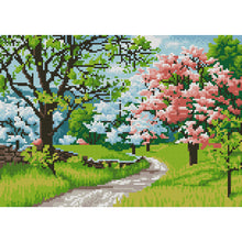 Load image into Gallery viewer, Path 11CT Stamped Cross Stitch Kit 40x30cm(canvas)
