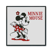 Load image into Gallery viewer, Mickey Mouse 11CT Stamped Cross Stitch Kit 35x35cm(canvas)
