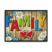 Load image into Gallery viewer, Family 11CT Stamped Cross Stitch Kit 30x40cm(canvas)
