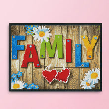 Load image into Gallery viewer, Family 11CT Stamped Cross Stitch Kit 30x40cm(canvas)
