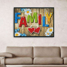 Load image into Gallery viewer, Family 11CT Stamped Cross Stitch Kit 30x40cm(canvas)
