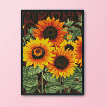 Load image into Gallery viewer, Sunflower 11CT Stamped Cross Stitch Kit 30x40cm(canvas)
