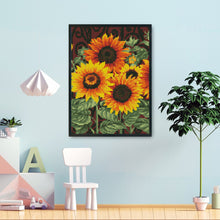 Load image into Gallery viewer, Sunflower 11CT Stamped Cross Stitch Kit 30x40cm(canvas)
