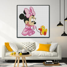 Load image into Gallery viewer, Mickey Mouse 11CT Stamped Cross Stitch Kit 30x30cm(canvas)
