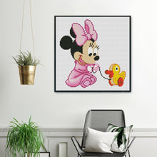 Load image into Gallery viewer, Mickey Mouse 11CT Stamped Cross Stitch Kit 30x30cm(canvas)
