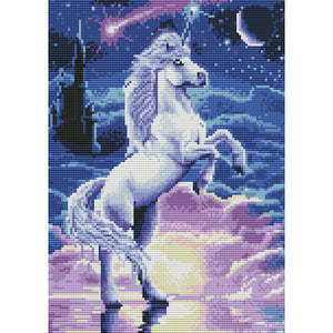 Mythology 11CT Stamped Cross Stitch Kit 30x40cm(canvas)