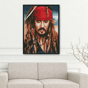 Aspirant Pirate 11CT Stamped Cross Stitch Kit 30x40cm(canvas)