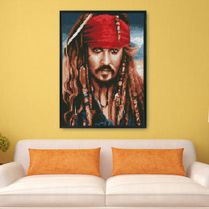 Aspirant Pirate 11CT Stamped Cross Stitch Kit 30x40cm(canvas)