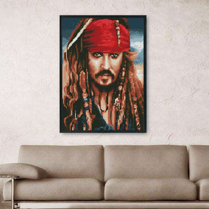 Aspirant Pirate 11CT Stamped Cross Stitch Kit 30x40cm(canvas)