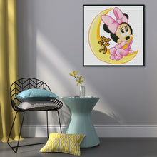 Load image into Gallery viewer, Mickey Mouse 11CT Stamped Cross Stitch Kit 30x30cm(canvas)
