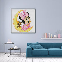 Load image into Gallery viewer, Mickey Mouse 11CT Stamped Cross Stitch Kit 30x30cm(canvas)
