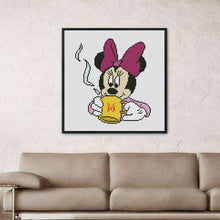 Load image into Gallery viewer, Mickey Mouse 11CT Stamped Cross Stitch Kit 30x30cm(canvas)
