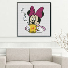 Load image into Gallery viewer, Mickey Mouse 11CT Stamped Cross Stitch Kit 30x30cm(canvas)
