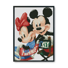 Load image into Gallery viewer, Mickey Mouse 11CT Stamped Cross Stitch Kit 45x35cm(canvas)
