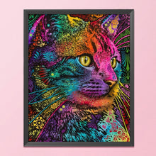 Load image into Gallery viewer, Cat 11CT Stamped Cross Stitch Kit 36x46cm(canvas)
