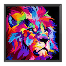 Load image into Gallery viewer, Lion 11CT Stamped Cross Stitch Kit 36x36cm(canvas)
