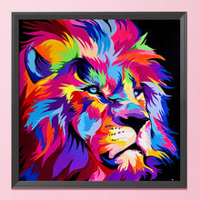 Load image into Gallery viewer, Lion 11CT Stamped Cross Stitch Kit 36x36cm(canvas)
