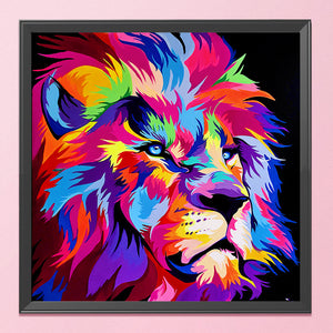 Lion 11CT Stamped Cross Stitch Kit 36x36cm(canvas)