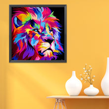 Load image into Gallery viewer, Lion 11CT Stamped Cross Stitch Kit 36x36cm(canvas)
