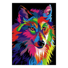 Load image into Gallery viewer, Wolf 11CT Stamped Cross Stitch Kit 36x46cm(canvas)
