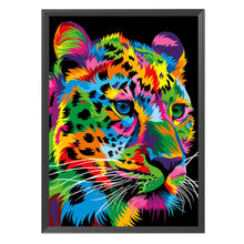 Load image into Gallery viewer, Leopard 11CT Stamped Cross Stitch Kit 36x46cm(canvas)
