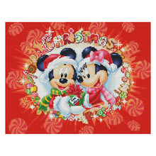 Load image into Gallery viewer, Mickey Mouse 11CT Stamped Cross Stitch Kit 50x40cm(canvas)
