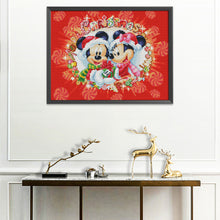 Load image into Gallery viewer, Mickey Mouse 11CT Stamped Cross Stitch Kit 50x40cm(canvas)
