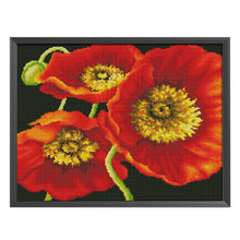 Load image into Gallery viewer, Flower 11CT Stamped Cross Stitch Kit 50x40cm(canvas)
