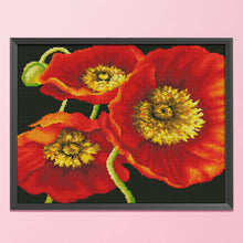 Load image into Gallery viewer, Flower 11CT Stamped Cross Stitch Kit 50x40cm(canvas)
