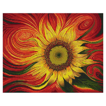 Load image into Gallery viewer, Sunflower 11CT Stamped Cross Stitch Kit 60x49cm(canvas)
