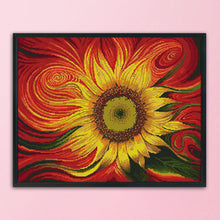 Load image into Gallery viewer, Sunflower 11CT Stamped Cross Stitch Kit 60x49cm(canvas)
