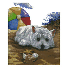 Load image into Gallery viewer, Dog 11CT Stamped Cross Stitch Kit 45x53cm(canvas)
