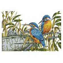 Load image into Gallery viewer, Kingfisher 11CT Stamped Cross Stitch Kit 46x35cm(canvas)
