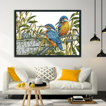 Load image into Gallery viewer, Kingfisher 11CT Stamped Cross Stitch Kit 46x35cm(canvas)
