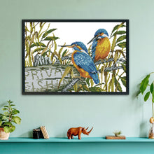 Load image into Gallery viewer, Kingfisher 11CT Stamped Cross Stitch Kit 46x35cm(canvas)
